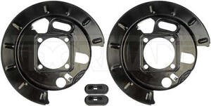 Dorman 2 Piece Rear Disc Brake Backing Plate Pair for Chevy GMC Pickup Truck