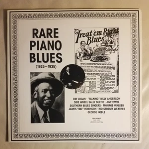 Rare Piano Blues LP 1925-1935 LP Monroe Walker George Noble Jim Towel EX Vinyl - Picture 1 of 6
