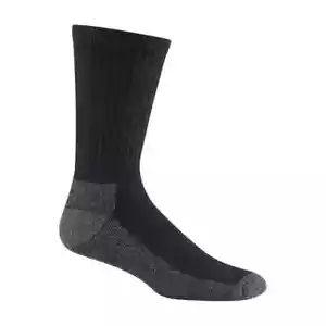 Wigwam At Work Crew Socks, Wigwam S1221 Men's Crew Socks 3 Pack, USA , Black - Picture 1 of 2