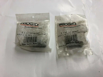 (2) NEW Ridgid 46905, E923-1 45 Degree Connector - Image 1 of 3