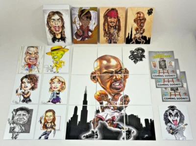 CRAZY CARICATURES Series 1 (T. Breyer Unique 2023) Complete Master Card Set (60) - Image 1 of 4