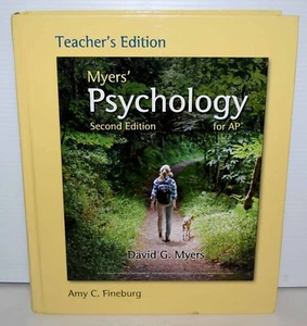 MYERS' PSYCHOLOGY FOR AP TEACHER'S EDITION SECOND EDITION 2014 LN FREESHIPPING - Picture 1 of 4