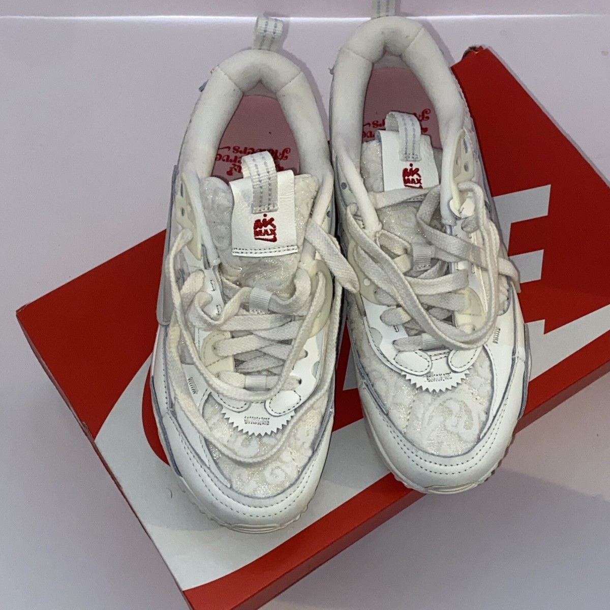 Nike Air Max 90 Sail Red W for sale | eBay
