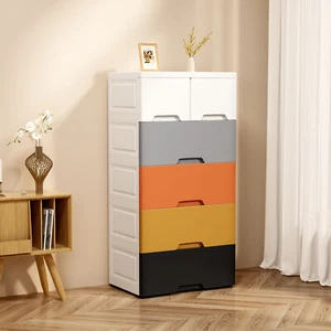 5-Tiers Plastic Storage Bins, Cube Storage Organizer, Stackable Storage Drawer  - Picture 1 of 26