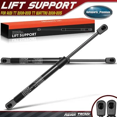 2x Soportes de elevación de maletero trasero amortiguadores puntales para Audi TT 2008-2009 TT Quattro 08-15 Foto 1 de 4