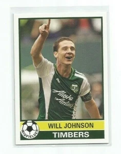 WILL JOHNSON (Portland) 2014 TOPPS SOCCER 1976-77 FOOTBALLERS CARD #EF-WJ - Picture 1 of 1