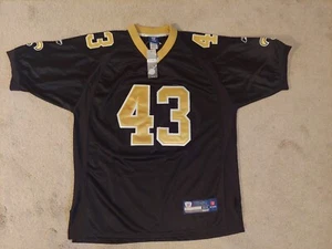 Darren Sproles New Orleans Saints NFL Jersey #43 Size 52 Onfield Reebok BlackNWT - Picture 1 of 15