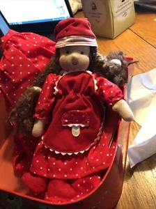 kathe kruse mini it’s me Pilz Puppe. Neu - Bild 1 von 12