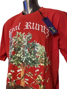 Neu mit Etikett Runtz Worldwide REAL RUNTZ Money Tree Logo rotes T-Shirt Herren Gr. 2XL #40187 - Bild 1 von 13