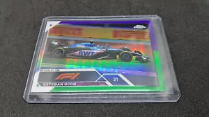 F1 Topps Chrome 2023 Esteban Ocon Purple Green Refractor Formula 1 #31 - Zdjęcie 1 z 1