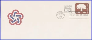 USA5 #U588 U/A UNKNOWN 3 FDC Liberty Tree - Picture 1 of 1