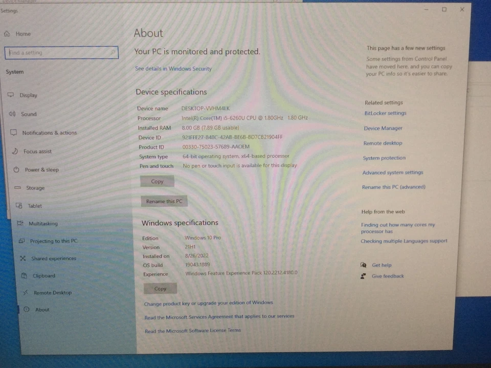 Mini PC Intel NUC NUC6i5SYK Intel Core i5-6260u 1,80 GHz 8 GB 275 GB Windows 10 Foto 1 de 4