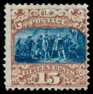 MOMEN: US STAMPS #119 UNUSED LOT #71429* - Picture 1 of 2