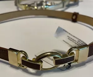 (3) Fashion Adjustable PU Leather Ladies Dress Belts Skinny Thin 22"-39" adj - Picture 1 of 10