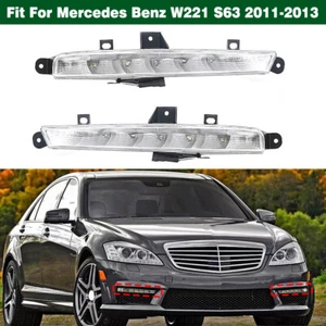 Par de luces antiniebla LED de circulación diurna para Mercedes Benz W221 S63 2011-2013 - Imagen 1 de 9