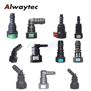 9.49mm Fuel Line Hose Quick Release Connector Plastic Junction Car Hose Coupler - Foto 1 di 23