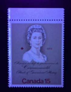 *VARIETY* Canada Scott #621 T3 MVF NH, 1-BAR tag at left (G2cL) - Top Margin - Picture 1 of 4