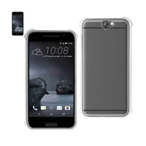 Reiko HTC One A9 Clear Bumper Case with Air Cushion Protection in Clear | MaxStr - Picture 1 of 4