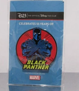 Prendedor exclusivo 55 aniversario Disney D23 Marvel Black Panther LE 1966 NUEVO - Imagen 1 de 5
