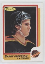 1986-87 O-Pee-Chee Barry Pederson #34