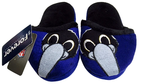 Forever Collectibles Baltimore Ravens Mascot Poe Child's NFL Fan Slippers S 8-9 Cover