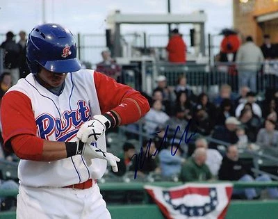 Foto firmada por Michael Choice Texas Rangers 8x10 certificado de autenticidad LOM (PH1634) Foto 1 de 2