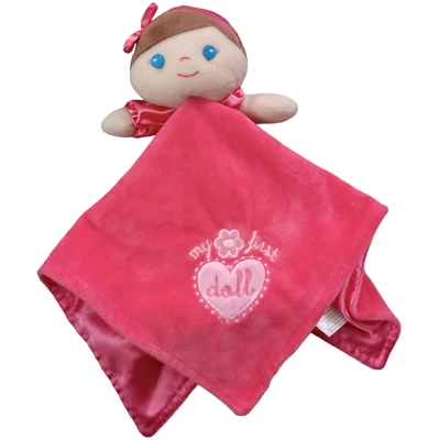 Baby Starters Girl My First Doll Manta de Seguridad Lovey Sonajero Satinado Chupete Foto 1 de 4