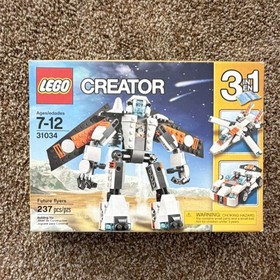 LEGO Future Flyers 31034 Creator 3 in 1 Complete Set 237 Pieces Robots Vehicles