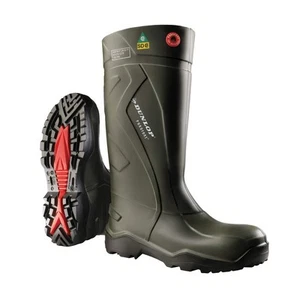 Dunlop Purofort Full Safety Boot Dark Green - Picture 1 of 2
