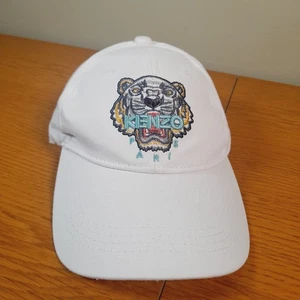 Kenzo Paris Baseball Cap Hat White Tiger UK Adults One Size - Picture 1 of 8