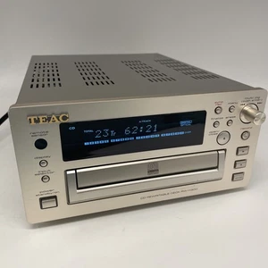 TEAC RW-H300 CD player Rewritable Deck Silver Faced Vintage Stereo - Picture 1 of 21