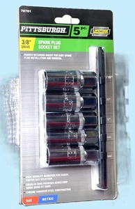 3/8 Zoll Antrieb 9/16, 5/8, 13/16, 14 mm und 18 mm Zündkerzensteckschlüsselsatz (5-teilig) - Bild 1 von 4