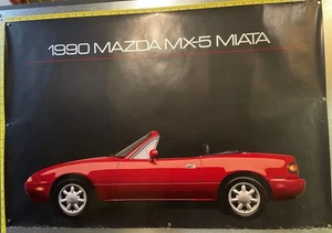 Vintage 1990 Mazda MC-5 Miata Original Poster - Bild 1 von 9