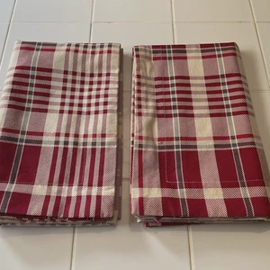 Cuddl Duds Pair Standard Flannel Plaid Pillow Shams NWOT - Picture 1 of 6