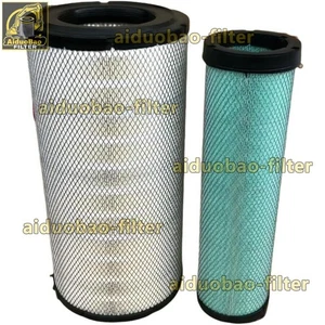 Kit de filtro de aire 600-185-5100 para Komatsu PC300-7 PC350-7 PC360-7 PC400-7 PC400LC - Imagen 1 de 3