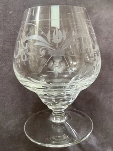 12 Likör oder Kongnac Gläser floral graviert antik - Bild 1 von 7