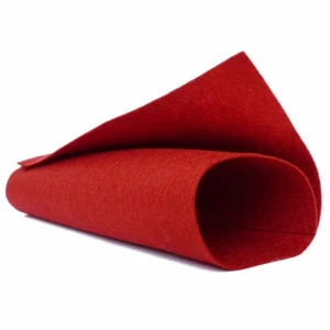 Filz 1mm, Wolle/Viskose, 20x30 cm- rubinrot - Bild 1 von 2