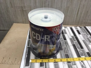Memorex CD-R Digital Media 52X 700mb 80 Min 100 Pack Brand New Sealed. - Picture 1 of 7