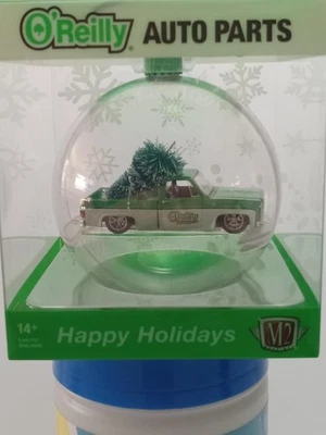 2025 M2 MACHINES O'REILLY AUTO PARTS ORNAMENT 1975 CHEVROLET SILVERADO CHASE NIB - Image 1 of 4