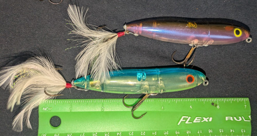 Leurre Vintage Heddon Zara Spook Swayback – Transparent, Topwater, Pour Bass