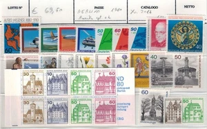 BERLINO 1980 Annata completa 31v MNH** - Picture 1 of 1