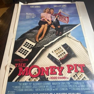 Original 1985 Movie House Poster “THE MONEY PIT” 27x41 TOM HANKS SHELLEY LONG - Picture 1 of 16