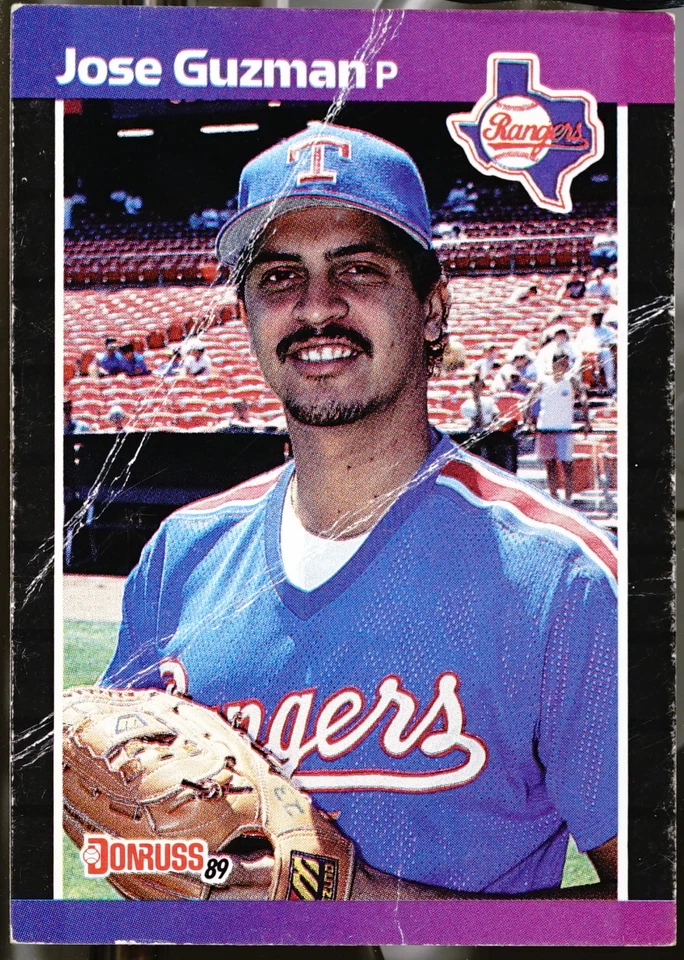 1989 Donruss Baseball Jose Guzman #284 NM - Image 1 of 1