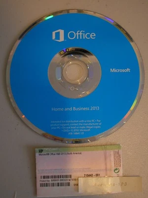 Microsoft Office 2013 Home and Business Full DVD Version for Win 7/8/10/11 =NEW= - Image 1 of 4