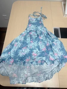 Mädchen Blumenkleid Flamingo brandneu mit Etikett, kostenloser Versand für Mädchen - Bild 1 von 2