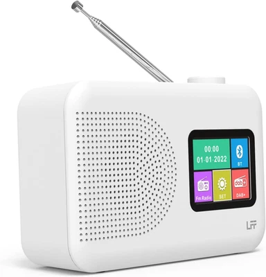 Radio Digitale  DAB, Piccola FM, DAB Plus, Da Cucina Con Cavo O Batteria, Scherm - Immagine 1 di 4