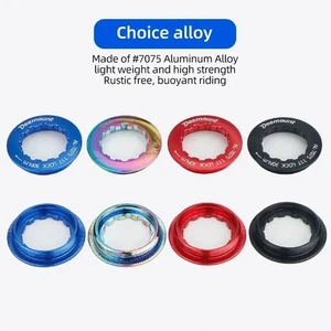 Lightweight Aluminum Cassette Lockring 11T Compatible with 8 11 Speed Bikes - Picture 1 of 11