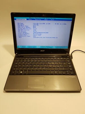 Acer Aspire 3820T - Intel Core i3-M350 -  NO RAM - NO HDD - Immagine 1 di 4