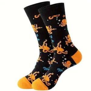 NEW Octopus/Squid/Jellyfish Novelty Socks UK 4-7 Under the Sea Gift UK SELLER - Picture 1 of 1