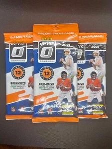 2021 Panini Donruss Optic Football Cello Value Packs Lot of 3 - Picture 1 of 1